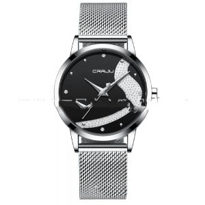 Stylish Couple Mesh Belt Genuine Watch - Simple Personality Design