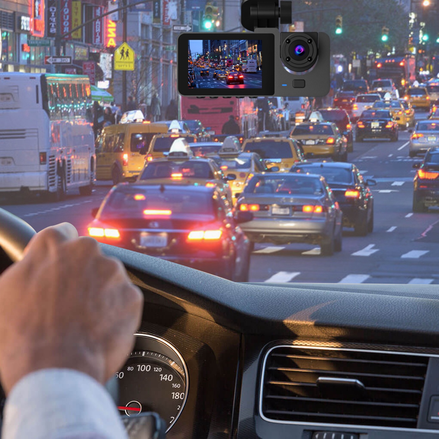 3-Channel Car Camera Bundle with 32GB MMC Card for Enhanced Safety - Image 5