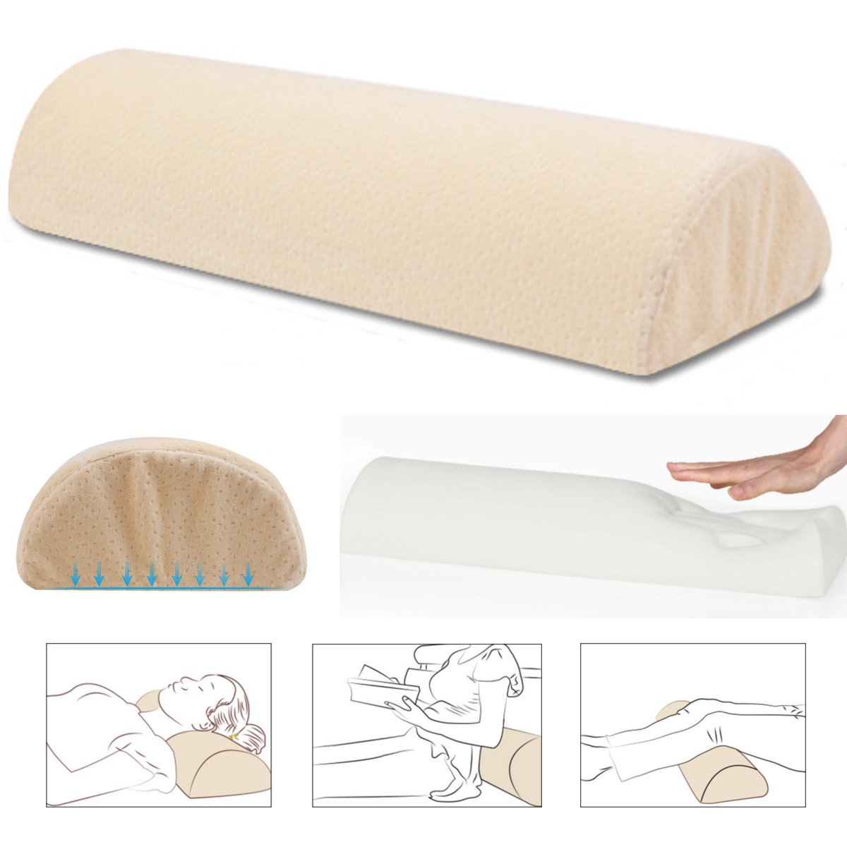 Premium Memory Foam Yoga Pillow for Ultimate Comfort and Support - Image 4