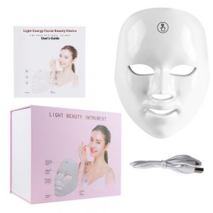 LED Photon Skin Rejuvenation Touch Screen Mask with Seven-Color Light Therapy