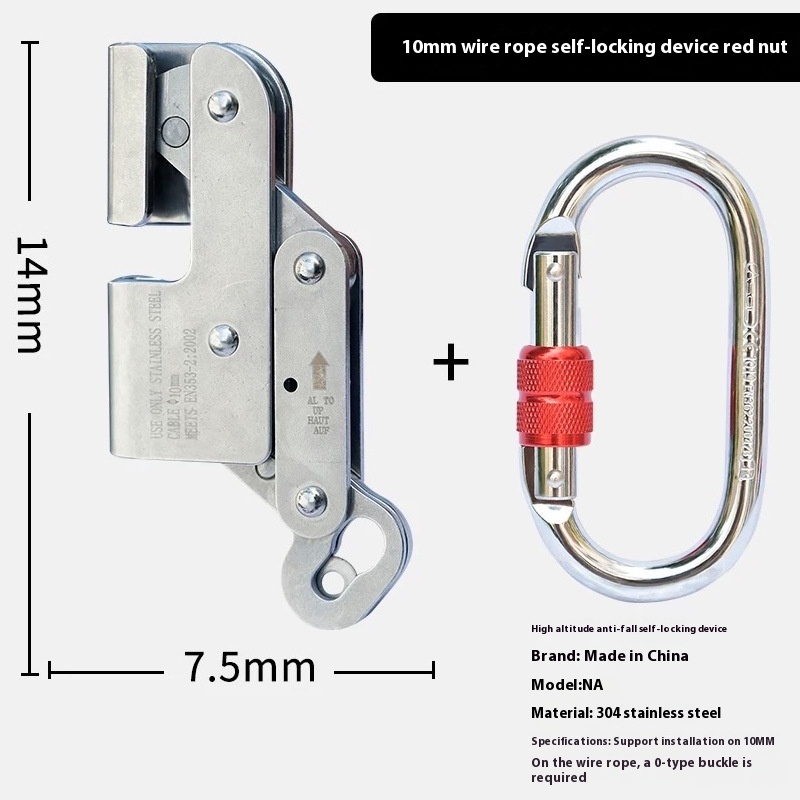 High-Altitude Wire Rope Emergency Clamp Equipment for Safety and Rescue - Image 4