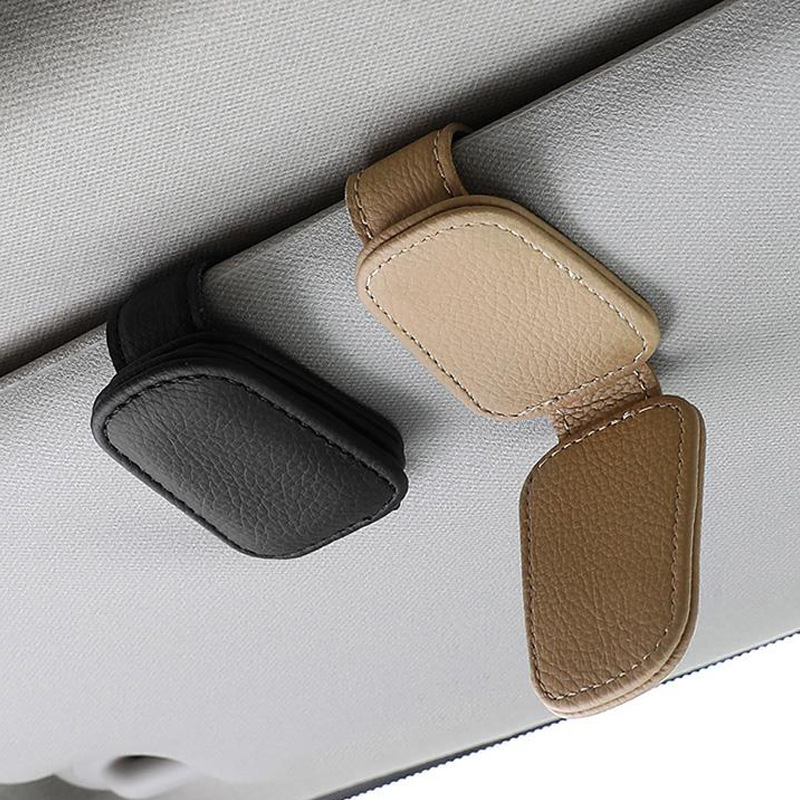 Creative Automotive Sunglasses Holder Eye Case - Sun Louver Clips for Car Glasses Storage - Image 3