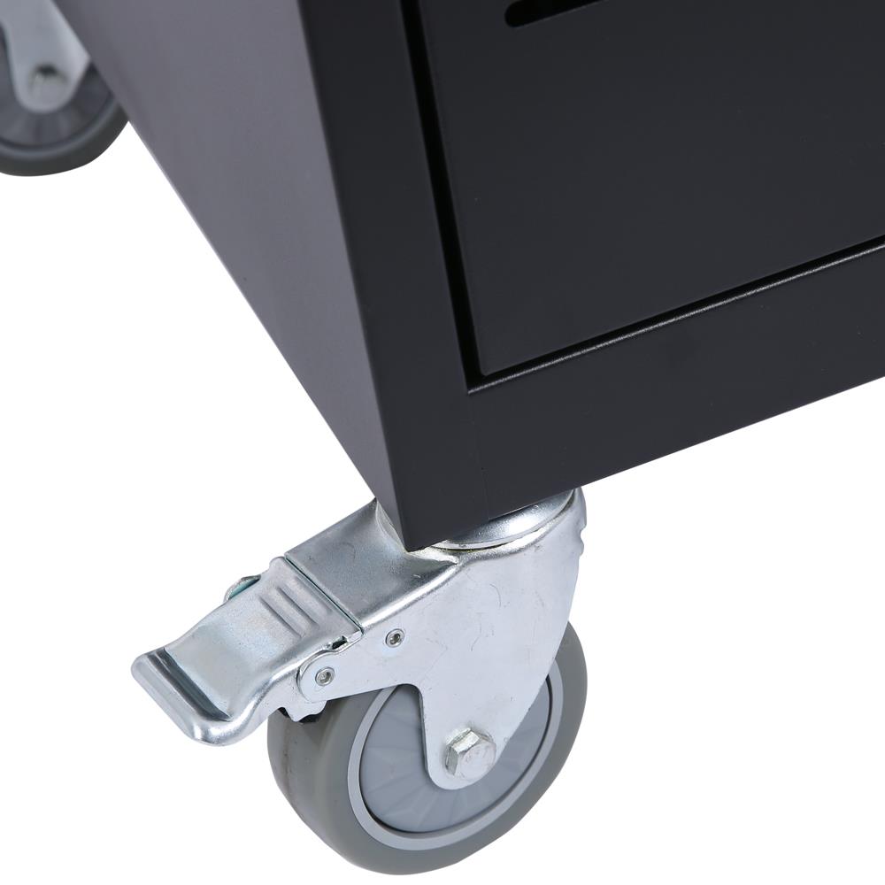 Mobile Charging Cart and Cabinet for Tablets and Laptops - Holds 32 Devices - Image 5