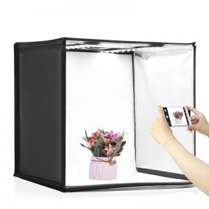 40CM Folding Studio LED Soft Light Box with Dimming and Highlighting Features