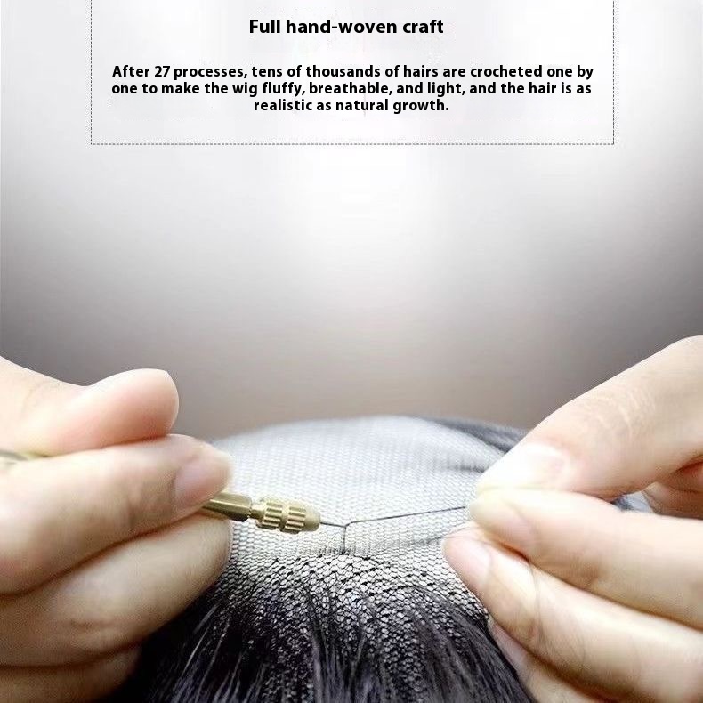 Stylish Hair Cover for Middle-Aged and Elderly Individuals with Thin Hair - Image 5