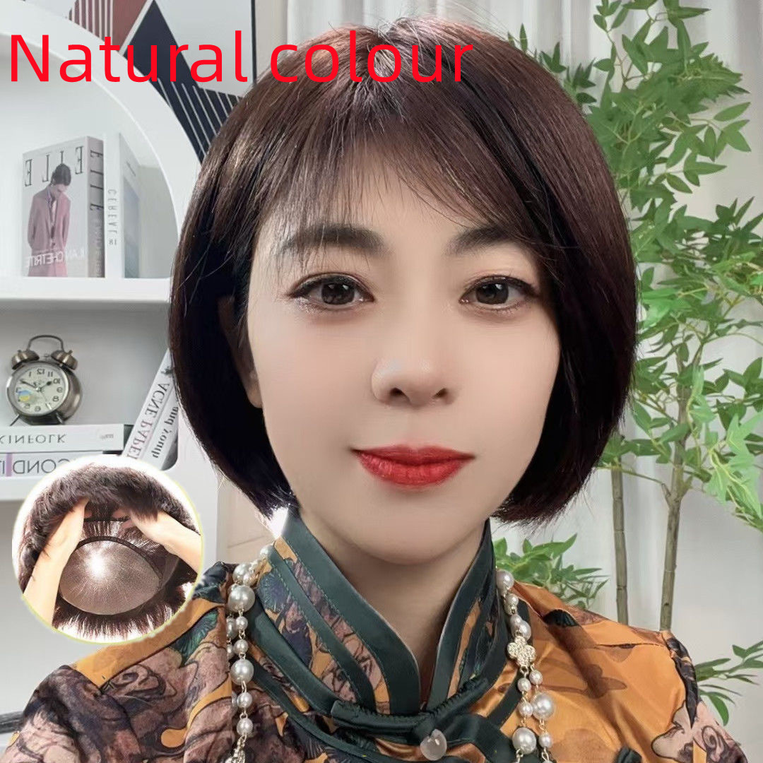 Stylish Hair Cover for Middle-Aged and Elderly Individuals with Thin Hair - Image 6