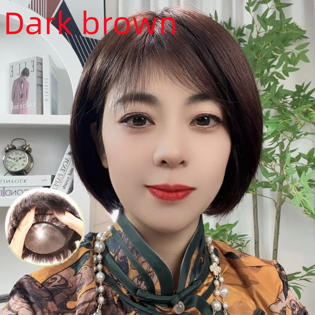 Stylish Hair Cover for Middle-Aged and Elderly Individuals with Thin Hair - Image 7