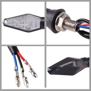 Motorcycle Modified Double-Sided Turn Signal Light - Two-Side Luminous Design