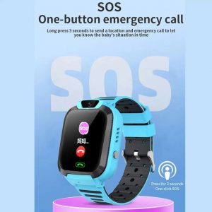 SOS Call LBS Tracker Waterproof 2G Card-inserting Camera Watch for Kids
