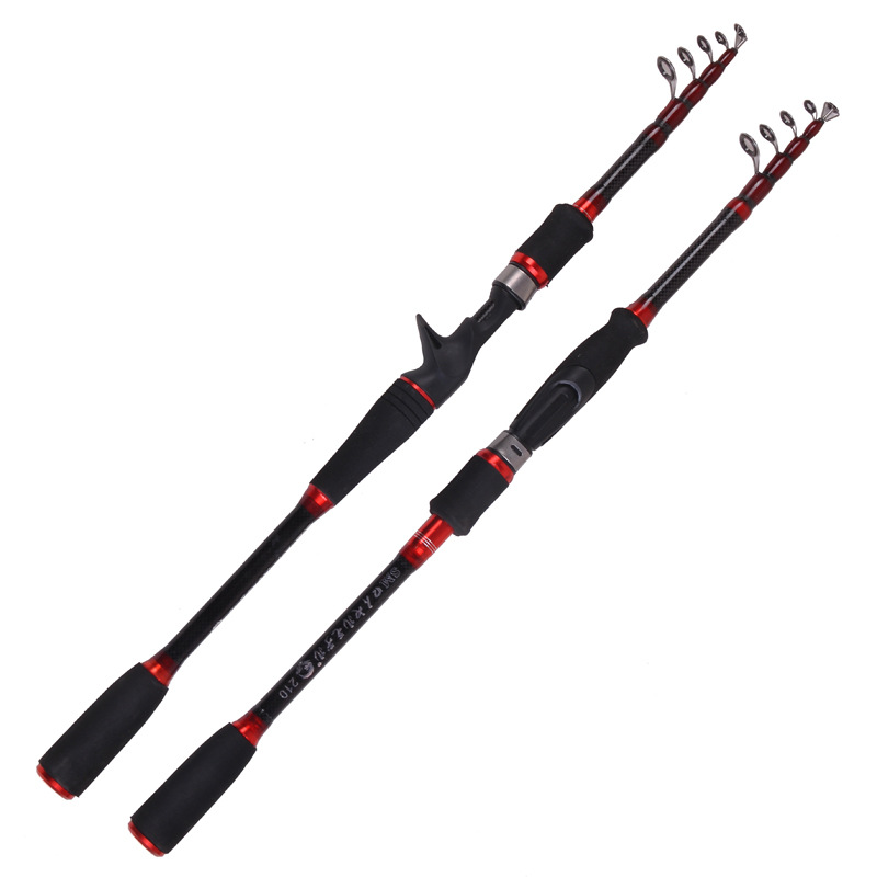 MH Shrinking Rod Straight Shank Carbon Vibration Fishing Tackle Outlet Rod - Image 2
