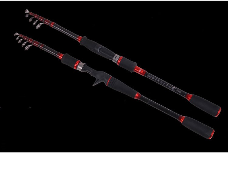 MH Shrinking Rod Straight Shank Carbon Vibration Fishing Tackle Outlet Rod - Image 4