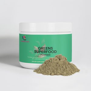 Nutrient-Dense Green Superfood Powder for Enhanced Energy, Digestion & Overall Wellness