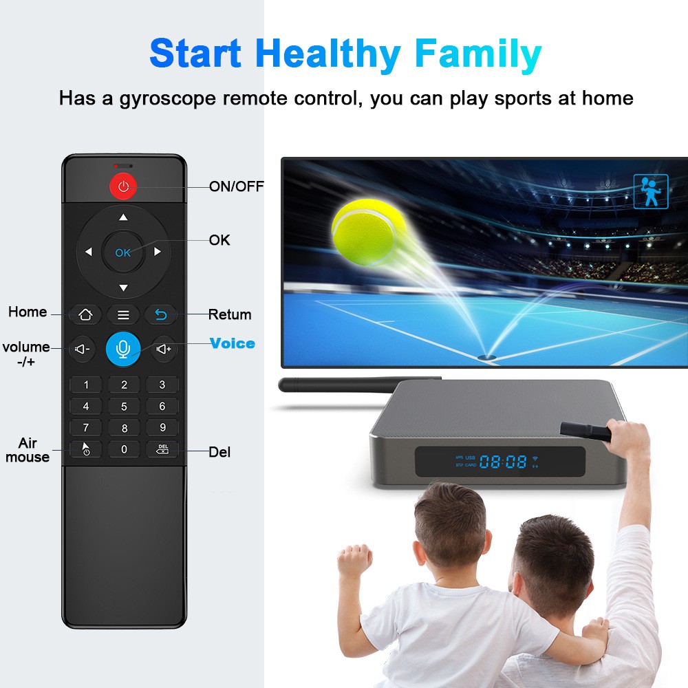 Bluetooth 8K Ultra HD Network Streaming Set-top Box for Superior Viewing - Image 4