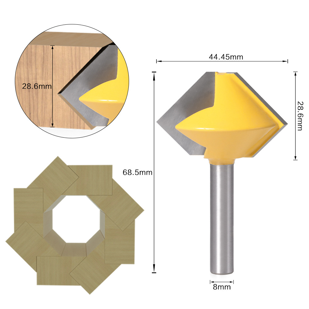 Bird's Mouth Router Bit for Precise Woodworking and Crafting Projects - Image 9
