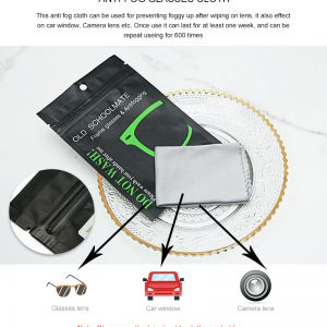 Premium Anti-Fog Glasses Cleaning Cloth for Clear Vision