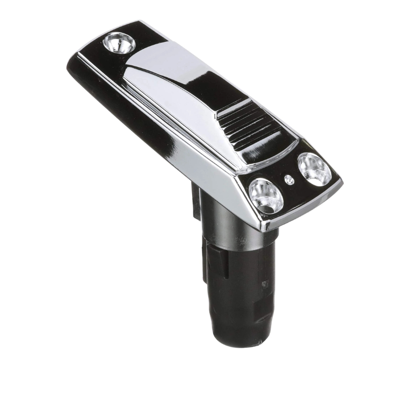 Chrome Plated Two Prong Stern Light Base for Boat Hardware - Durable & Reliable