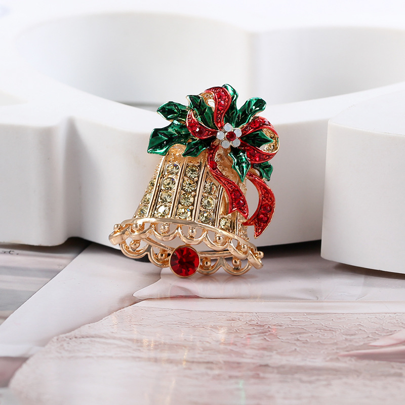 Festive Christmas Bell Brooch - A Unique Holiday Accessory - Image 6