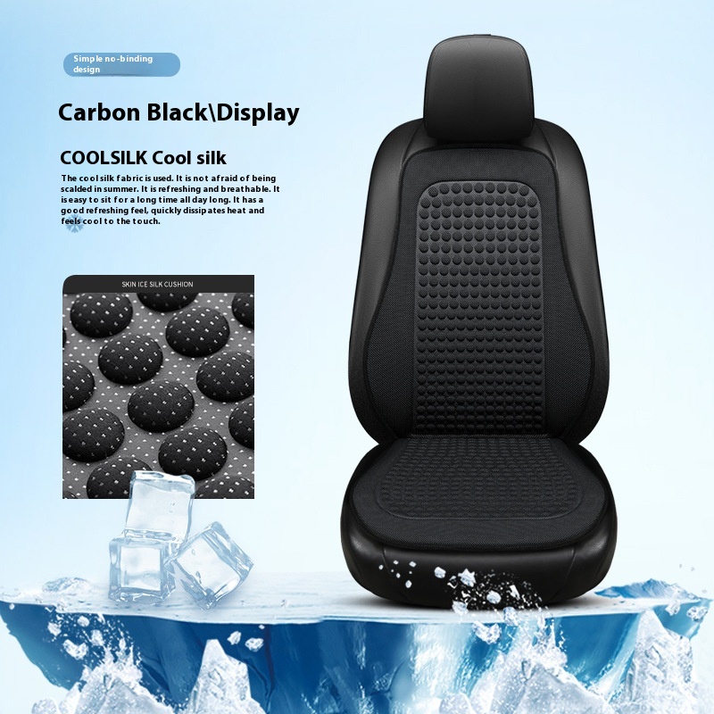 Relaxing Silk Tie-free Seat Cushion for Car Front Co-Driving with Massage Feature - Image 30
