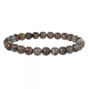 Natural Flame Stone Beads Bracelet - Unique Beaded Jewelry for Style