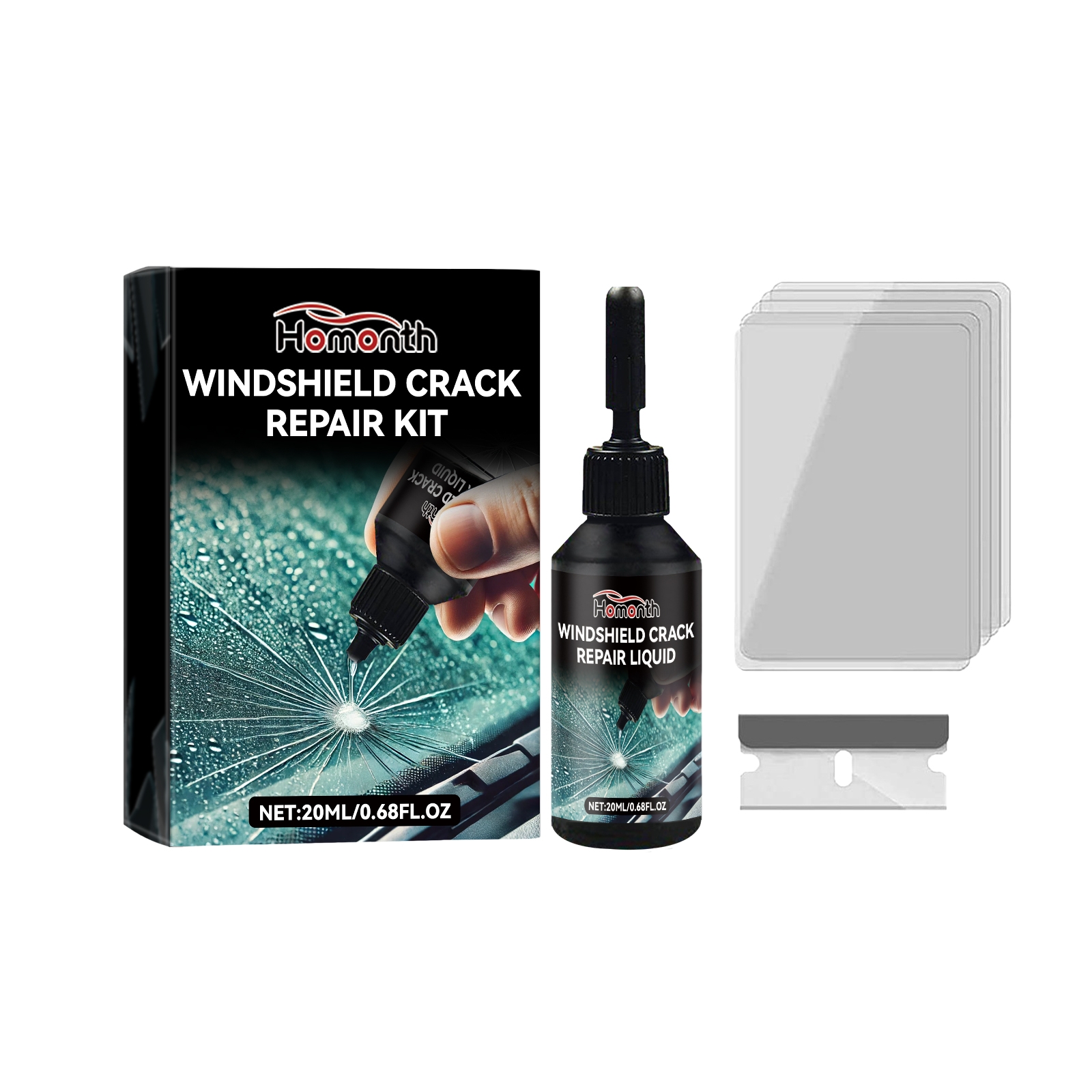 Professional Windshield Crack Repair Kit – Easy & Effective Solution - Image 2