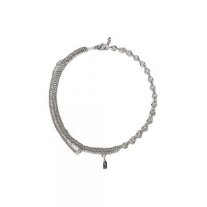 Frosty Wind Necklace for Women - Light Clavicle Chain Pendant Stitching Design