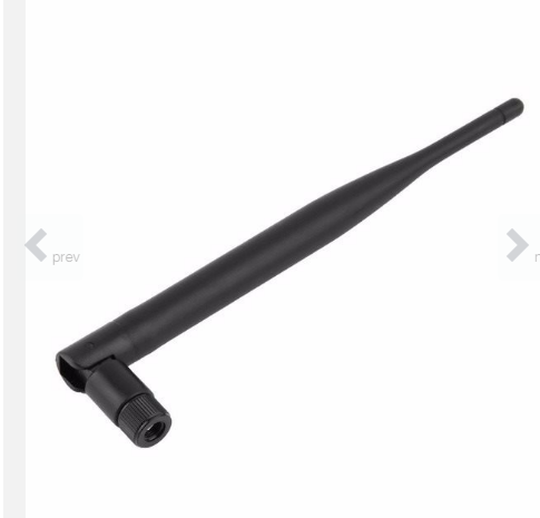 2.4GHz Wifi 5dB Wireless Signal Booster with Flexible Rubber and SMA Male Connector