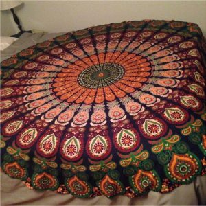 Stylish Printed Round Beach Towels & Yoga Mat for Ultimate Relaxation