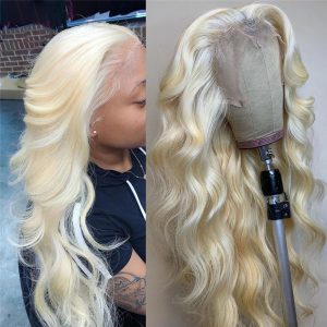 Stylish Front Lace Long Curly Wig for Women - Wavy Hair Fashion Statement