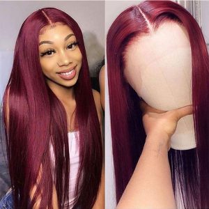 Full Headgear Long Straight Front Lace Wig - Silky Smooth Hair Quality