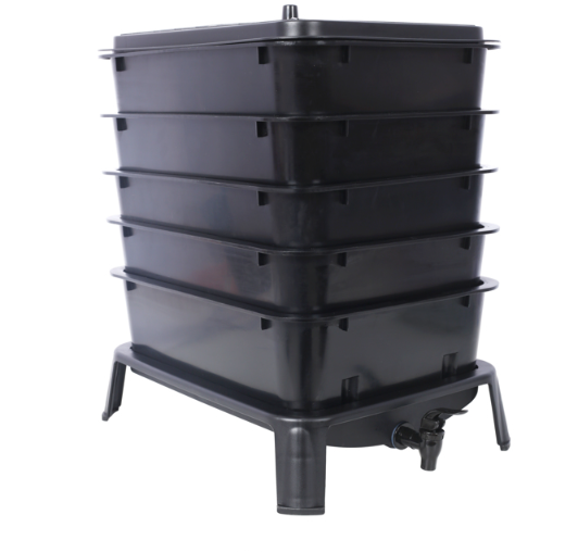 5-Layer Worm Composting Bin for Efficient Organic Waste Recycling - Image 12