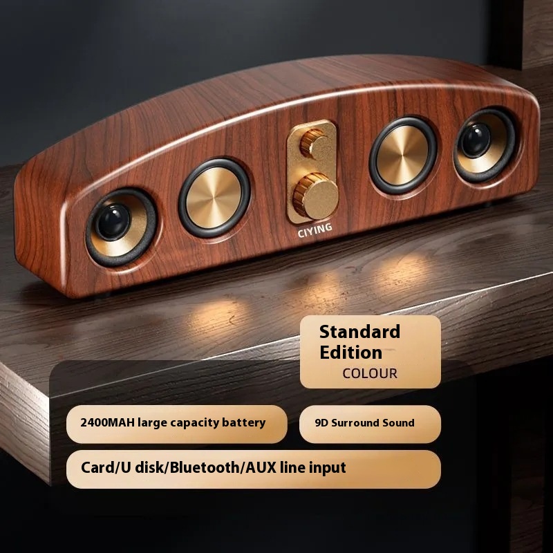 Vintage Bluetooth Speaker - Portable Retro Stereo for Music Lovers - Image 6