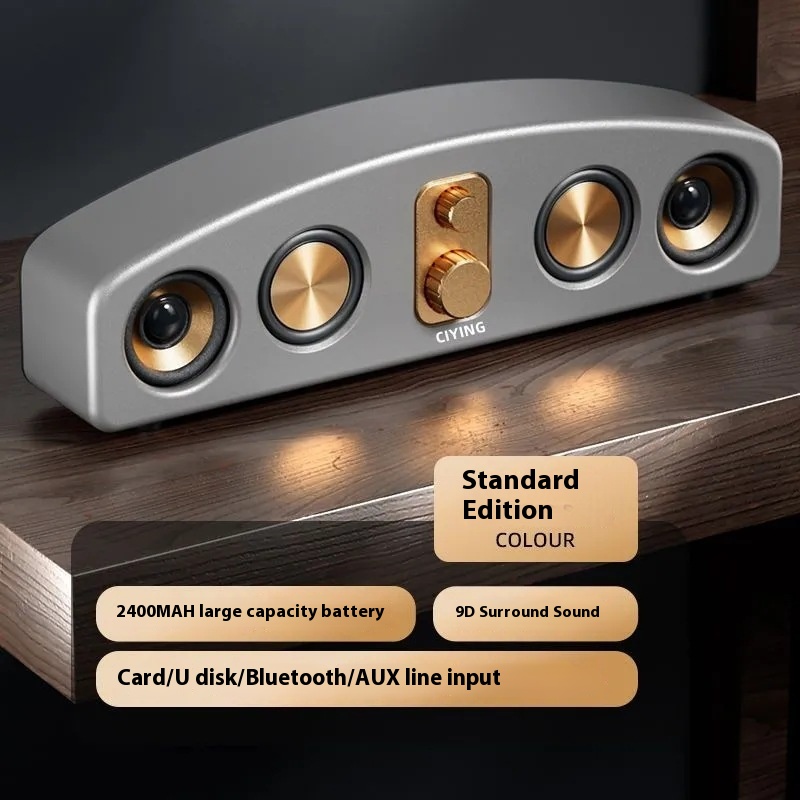 Vintage Bluetooth Speaker - Portable Retro Stereo for Music Lovers - Image 8