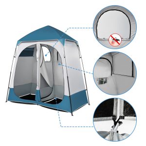 Double Blue and White Color-Changing Tent for Versatile Outdoor Use