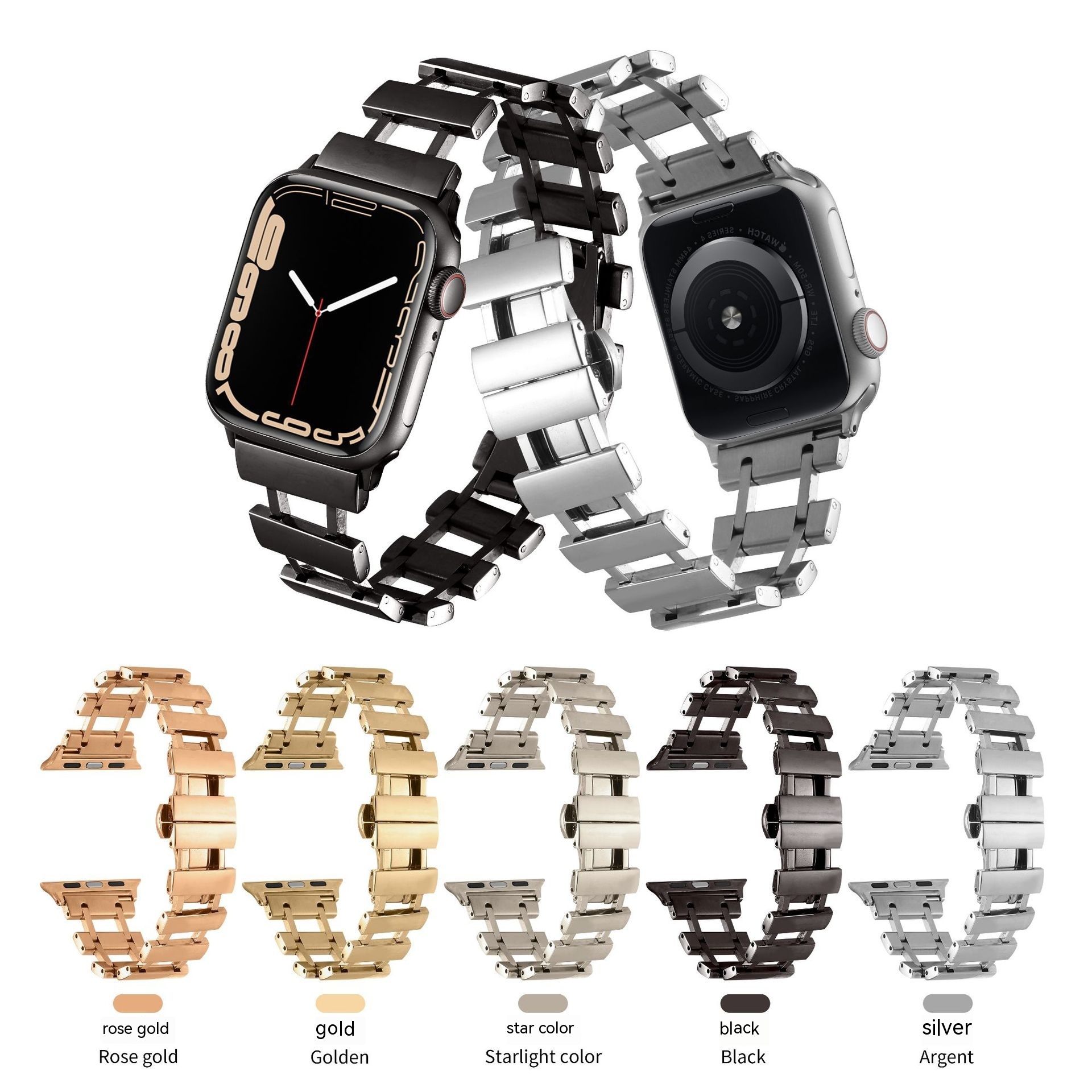 Innovative Metal Butterfly Clasp Replacement Wristband for Style and Comfort - Image 7