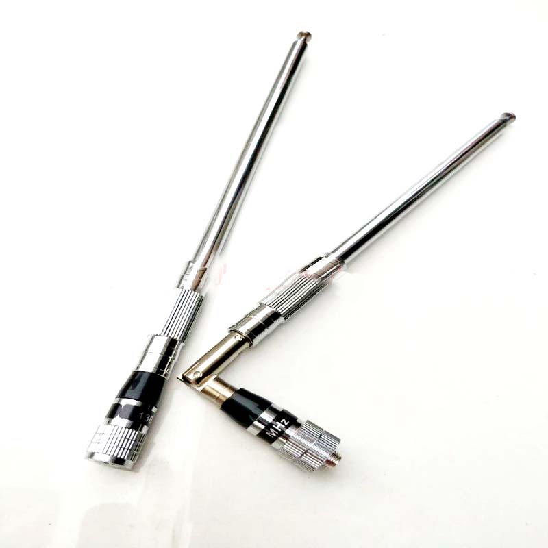 Extended Folding Telescopic Antenna for Handheld Transceiver - Aviation Frequency