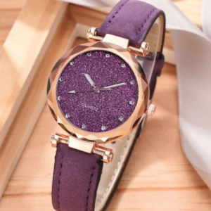Star Fashion Frosted Belt Watch - Stylish Timepiece for Trendsetters