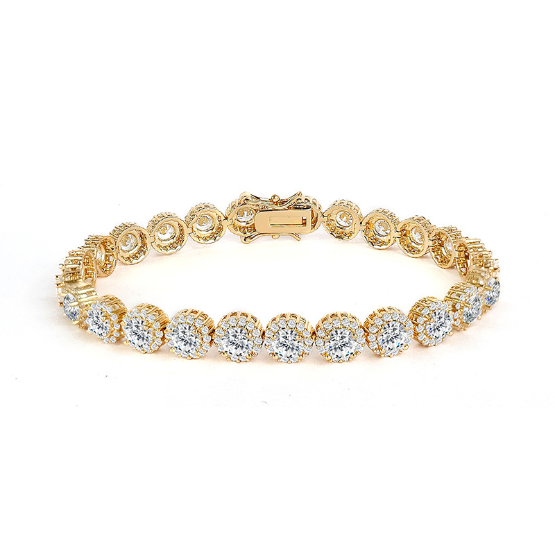 Luxury Hip Hop Fashion Bracelet – Single Row Full Rhinestone Zircon - Image 6