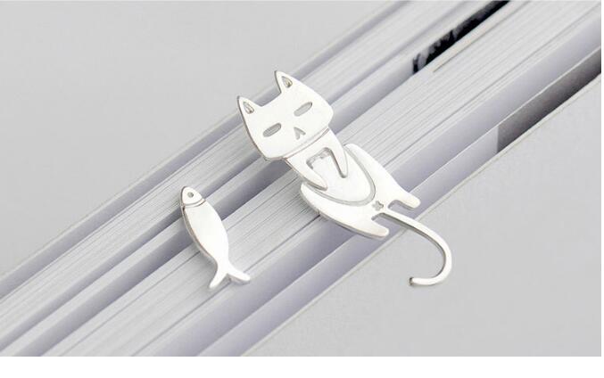 S925 Sterling Silver Stud Earrings - Adorable Detachable Cat Fish Pin Design, Stylish Comet Silver Earrings - Image 4