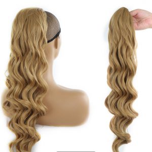 Big Wave Drawstring Ponytail Wig - Matte High Temperature Silk Fiber
