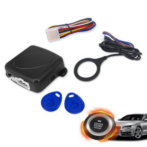 12V Car One-Key Start System with RfFiID Anti-Theft Security Features
