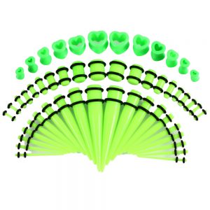 Acrylic Heart-Shaped Earrings Set of 48 - Stylish & Colorful Collection