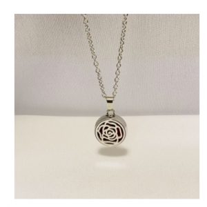 Trendy Summer Aromatherapy Essential Oil Buckle Necklace for Wellness