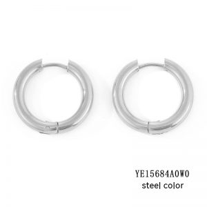 Elegant Classic Round Hoop Earrings - Timeless Style and Versatility