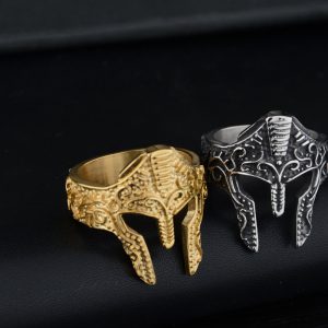 Trendy Personality Warrior Mask Ring - Unique Fashion Accessory