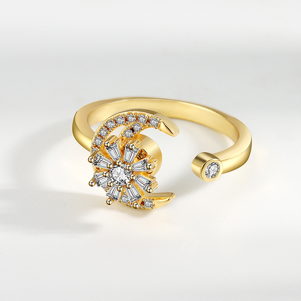 Sterling Silver Anxiety Spinning Ring - Open Design for Calmness - Image 13