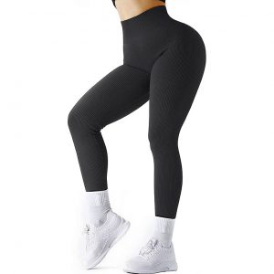 High Waist Seamless Leggings - Knitted Fitness Pants for Women | Slimming Sports Yoga & Running Leggings, Elastic & Comfortable