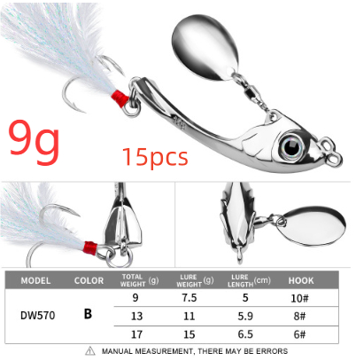 Moon Spinning Sequins Lure String for Long-Distance Casting - Image 3