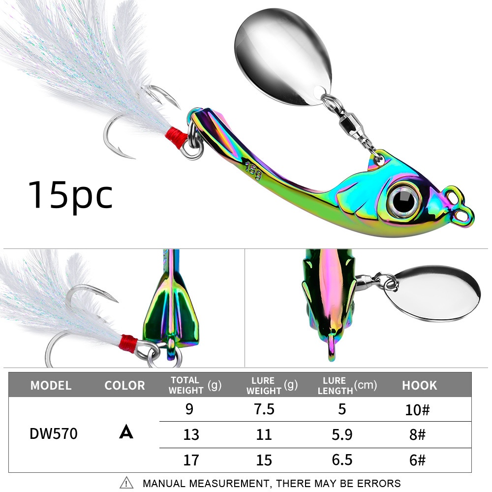 Moon Spinning Sequins Lure String for Long-Distance Casting - Image 13