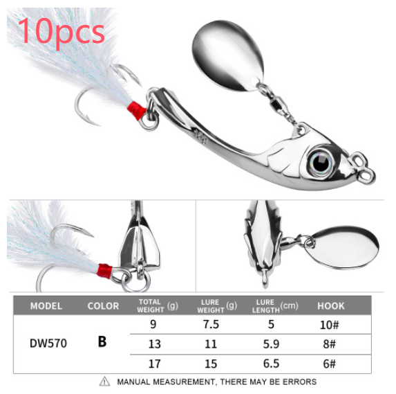 Moon Spinning Sequins Lure String for Long-Distance Casting - Image 25