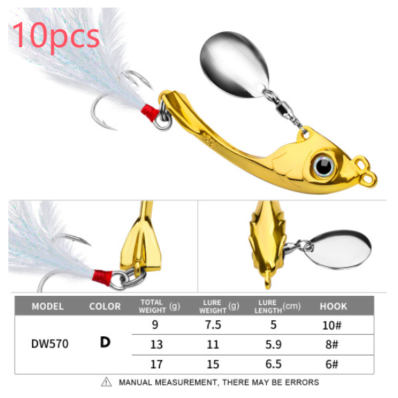 Moon Spinning Sequins Lure String for Long-Distance Casting - Image 29